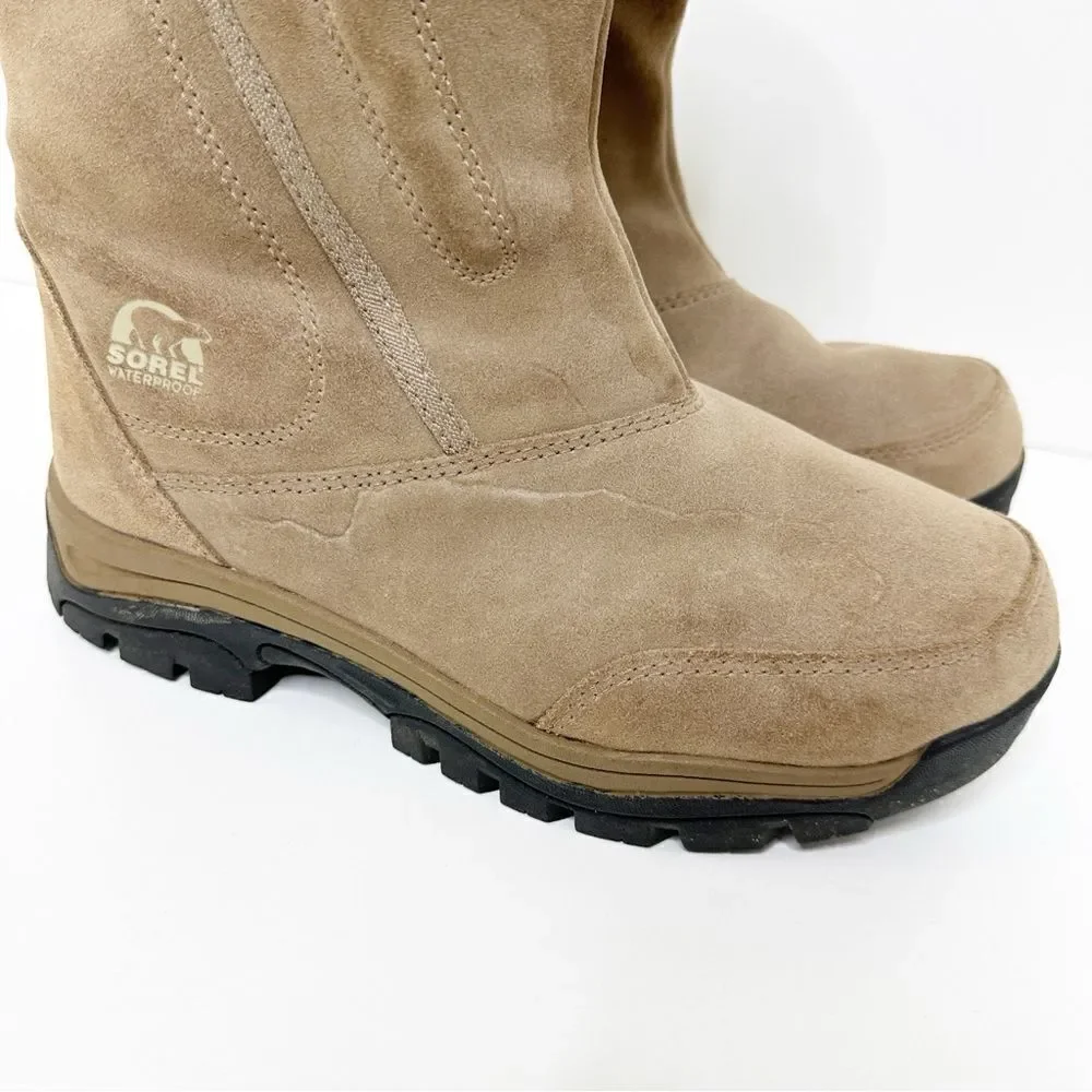 Sorel Waterfall Winter Boot Thinsulate Tan Suede Size 7 NL1964-250